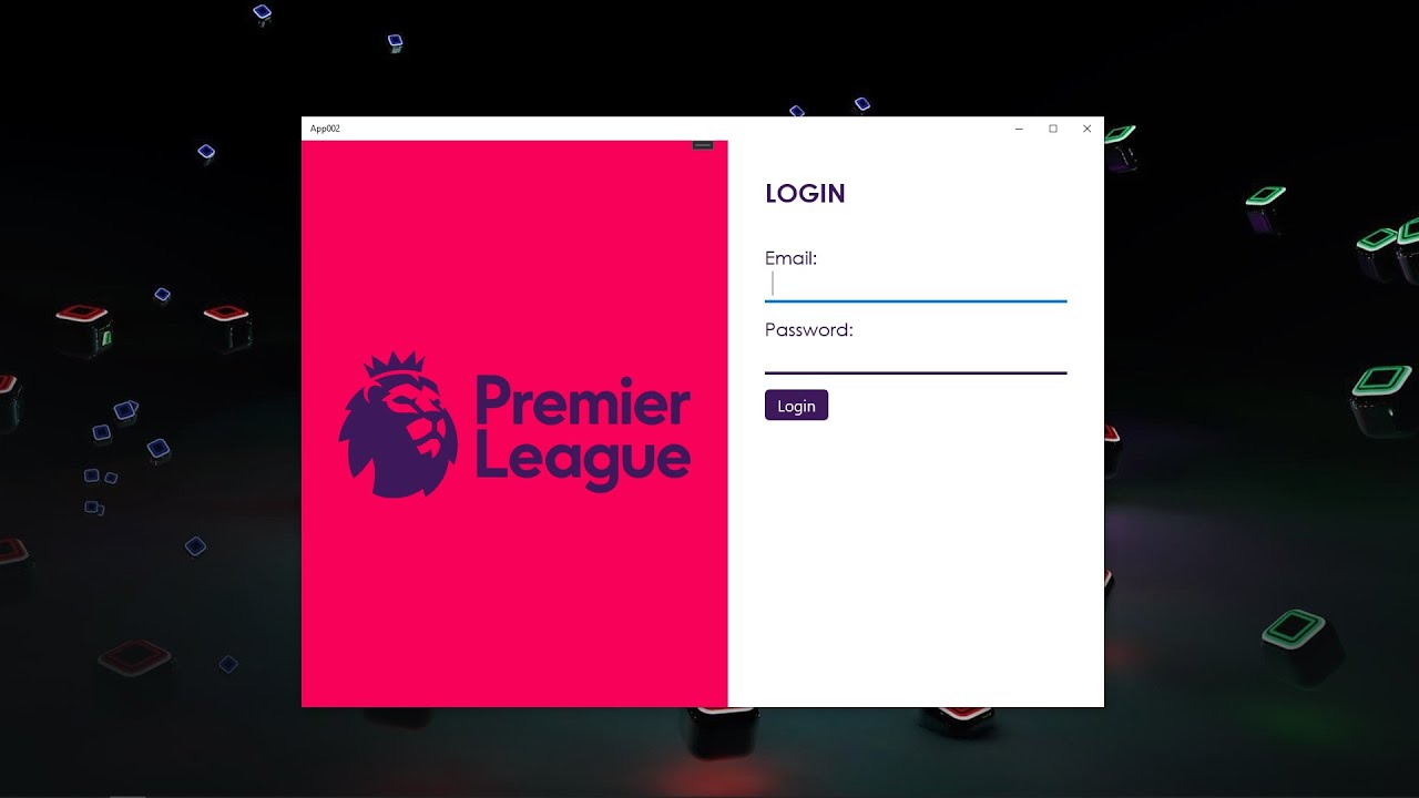 Universal Windows Platform: (UWP)  Design login form