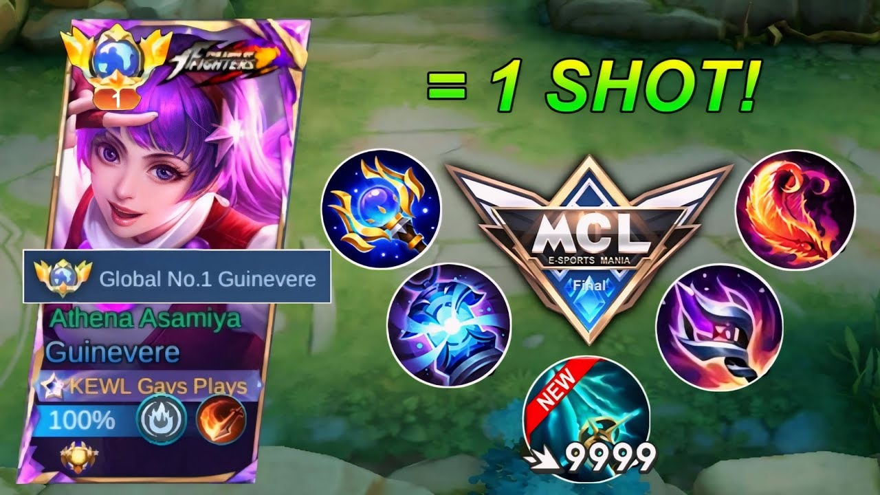 GUINEVERE PERFECT & AGGRESSIVE BUILD FOR 1 SHOT IN MCL FINALS! ( Guinevere best build 2024 )