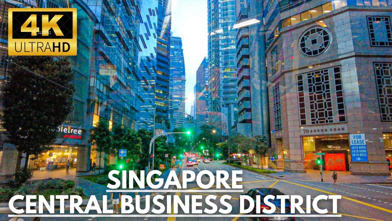 [4K] Tour of Singapore's Bustling CBD During Peak Hours! ~ Singapore Tours