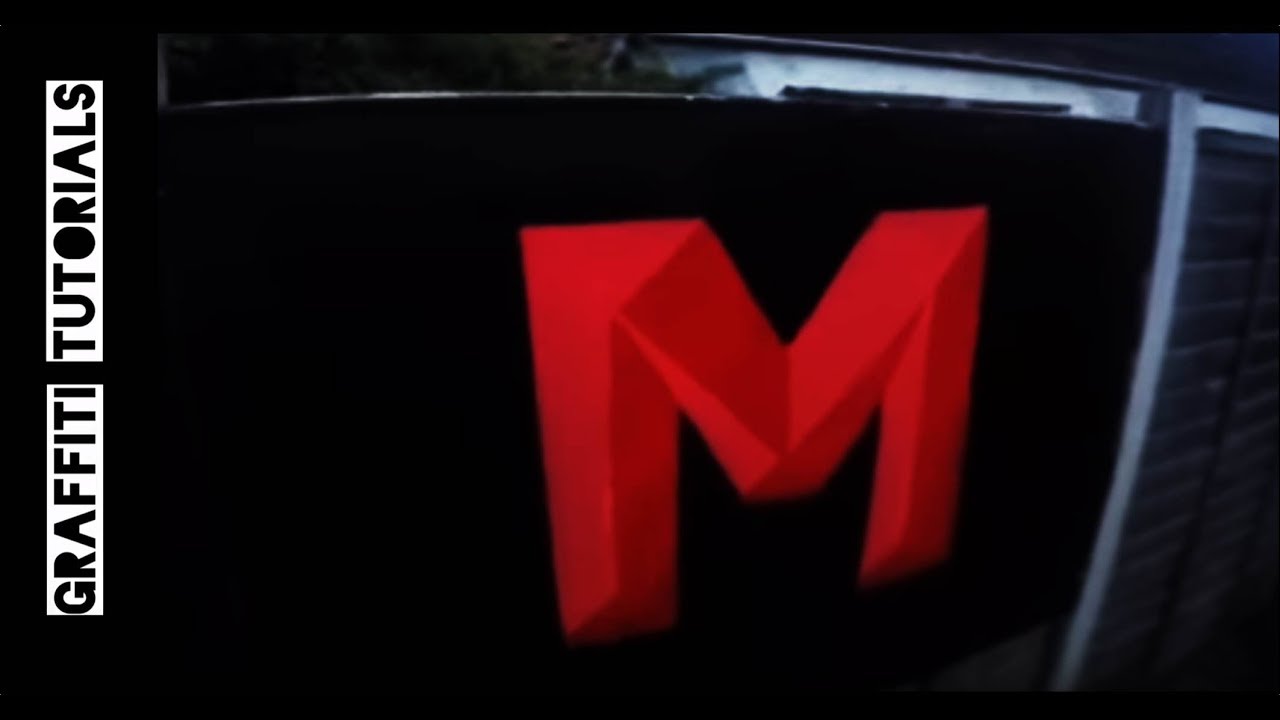 How to Paint Bevelled Letters | Graffiti Tutorial