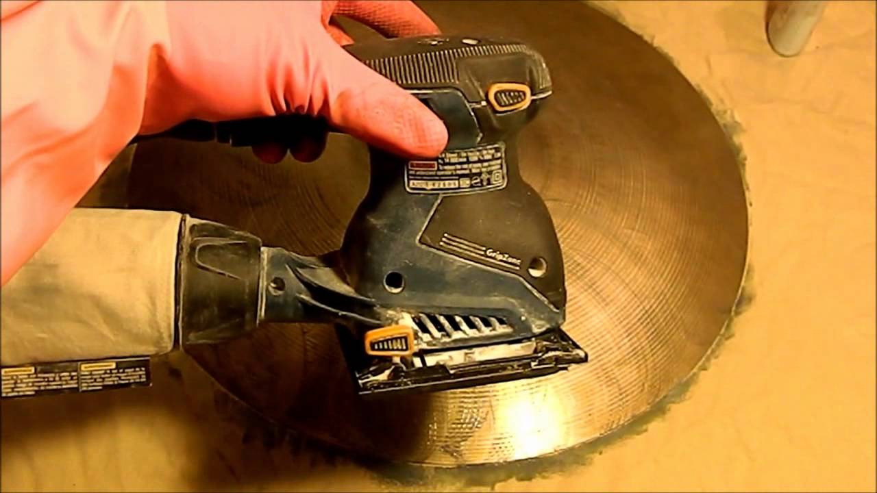 A way to polish a tarnished cymbal