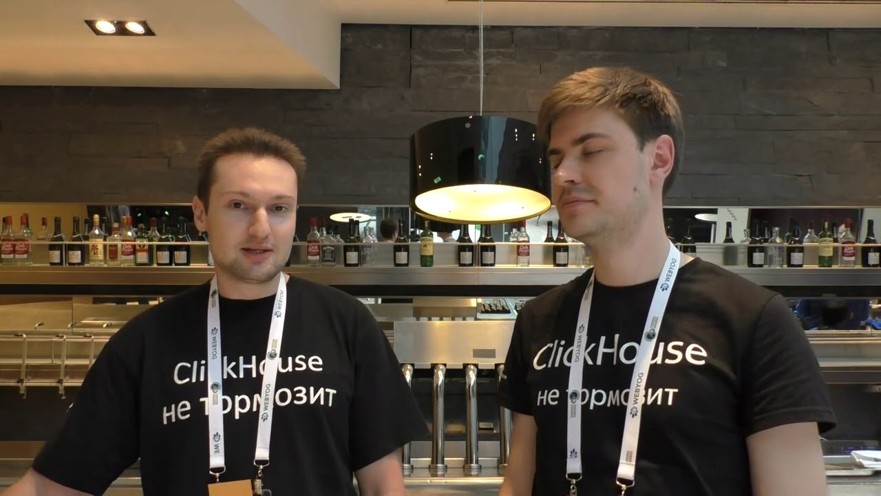 Interview with Yandex Aleksei Milovidov and Alex Zatelepin from  # Clickhouse - #Percona Live Europe
