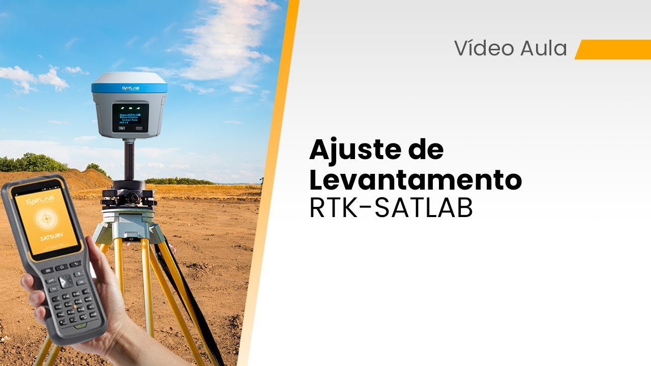 Ajuste de levantamento RTK - SATLAB