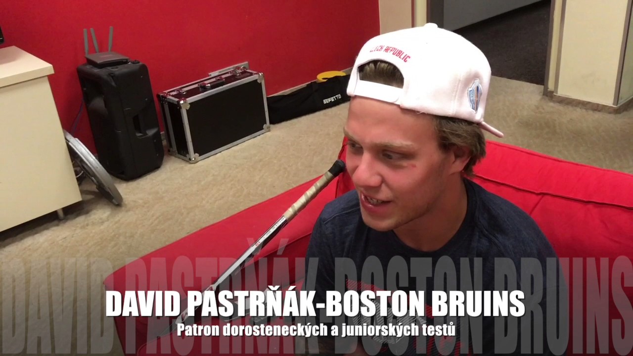 David Pastrňák – Boston Bruins. Patron agility testu našich dorostenců a juniorů