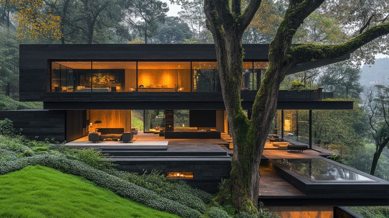 Escape to the Ultimate Black Stone House Paradise
