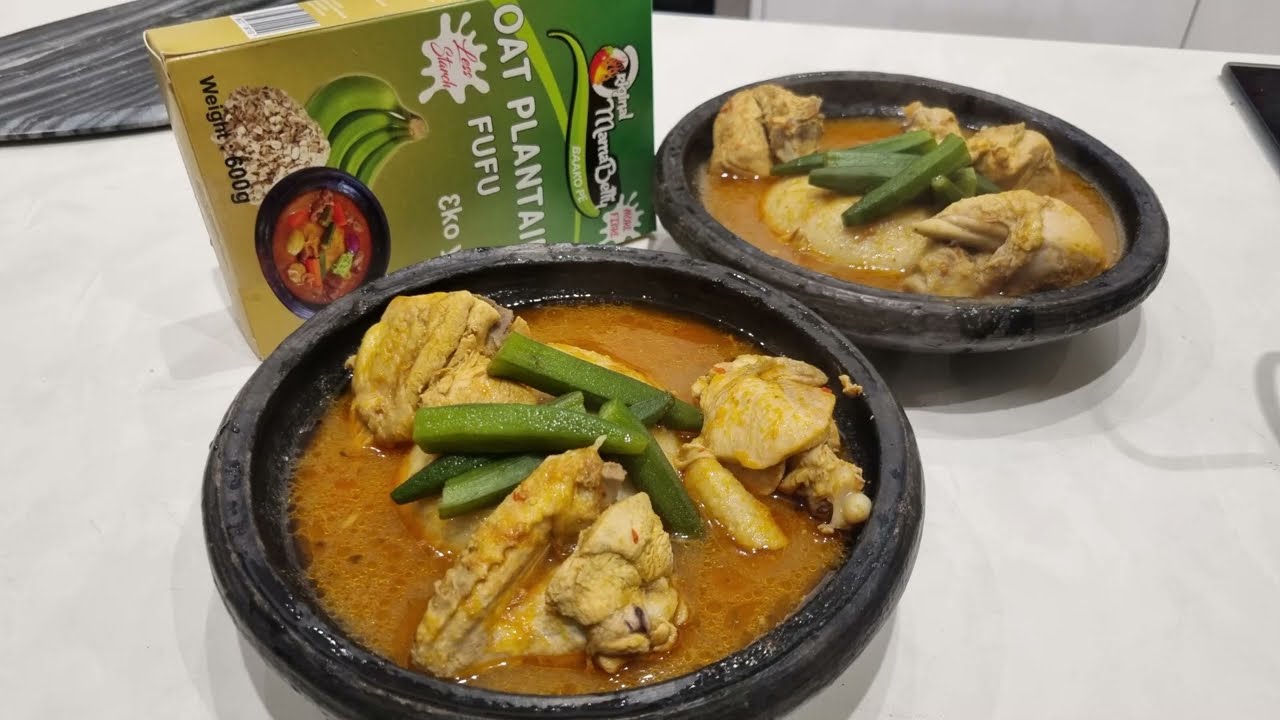 COOKING OMB OAT PLANTAIN FUFU- STEP BY STEP