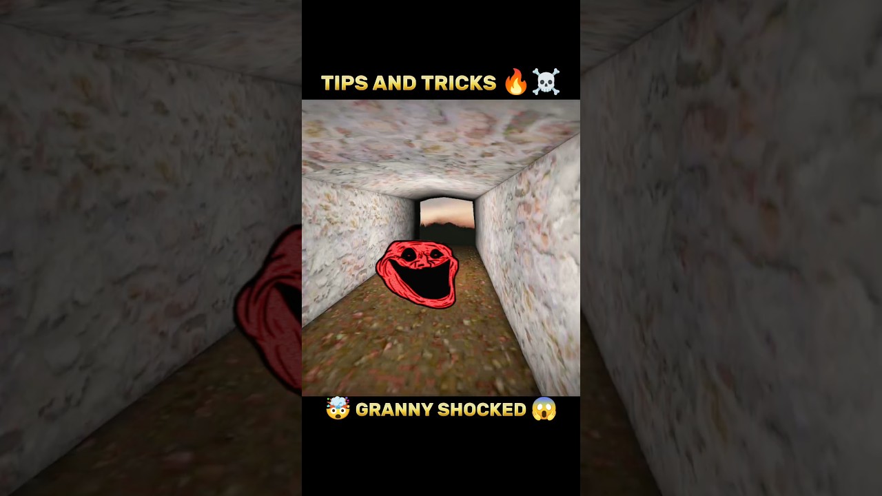 Granny 🔥Top Secret Tricks😈☠️ Troll Face Edit #granny #trollface #shorts