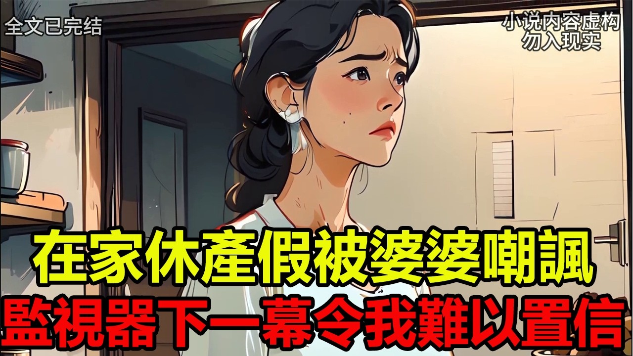 在家休產假被婆婆嘲諷，監視器下一幕令我難以置信/爽文23分鐘已完結 #有聲漫畫#一口氣看完系列#完結文#婆媳關係#爽文