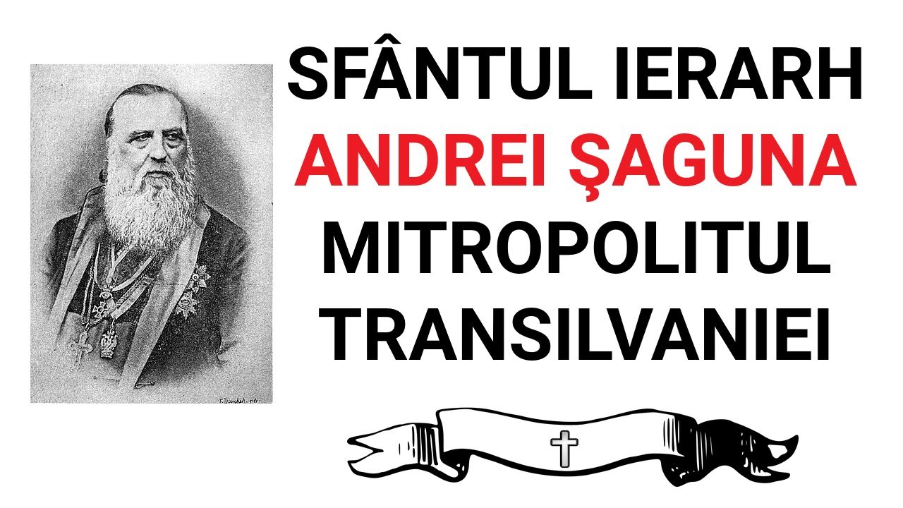Istoria Sf&acirc;ntului ierarh Andrei Şaguna, mitropolitul Transilvaniei
