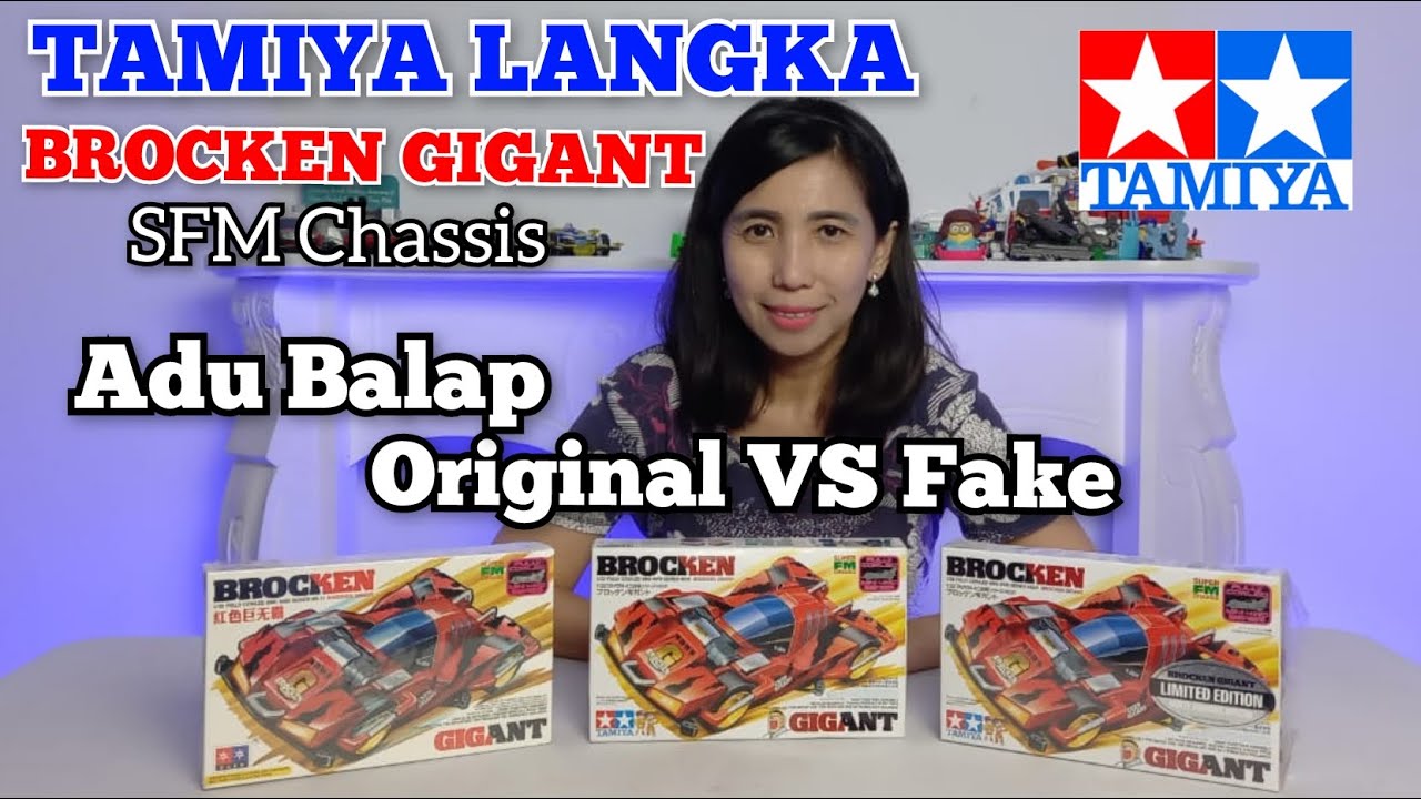 TAMIYA LANGKA BROCKEN GIGANT SFM CHASSIS - ADU BALAP ORI VS KW - ADA YANG LIMITED EDITION
