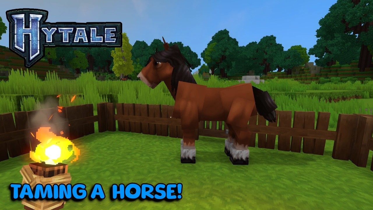 Iron Mining, Gardening And Horse Taming | Hytale - Part 3
