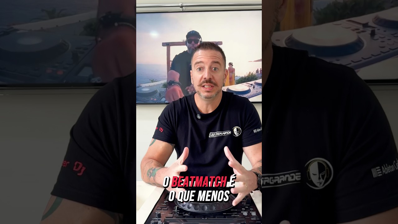 Beatmatch &eacute; o que menos importa no set? #dj #alphatheta #leocasagrande #pioneerdj #cursodj