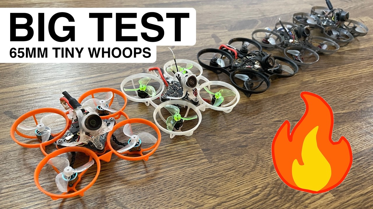 BIG FLIGHT TIME TEST of modern 65mm Bind and Fly Tiny Whoops | Hover Flight Time Comparison | FPV