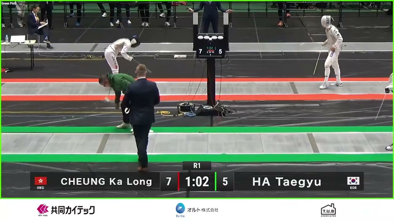Tokyo World Cup 2024 SMF - L64 - Cheung Ka Long HKG v Ha Taegyu KOR