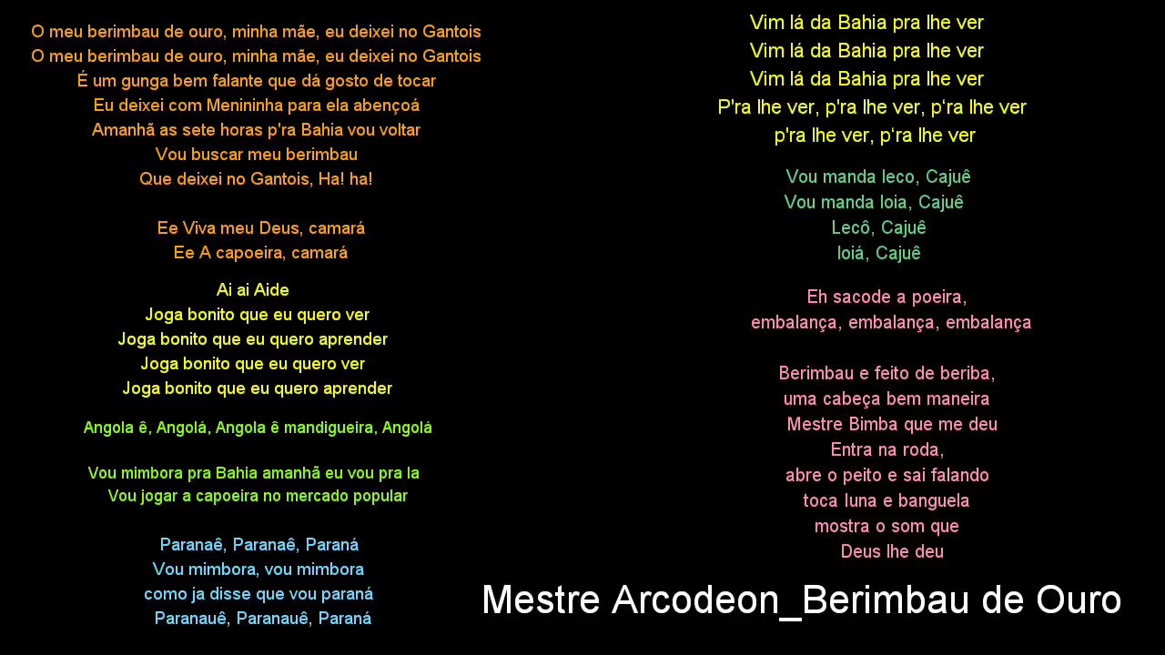 Mestre Arcodeon : Berimbau de Ouro
