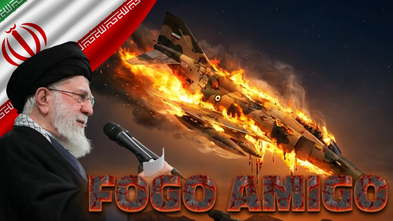 CAÇA IRANIANO ABATIDO POR FOGO AMIGO