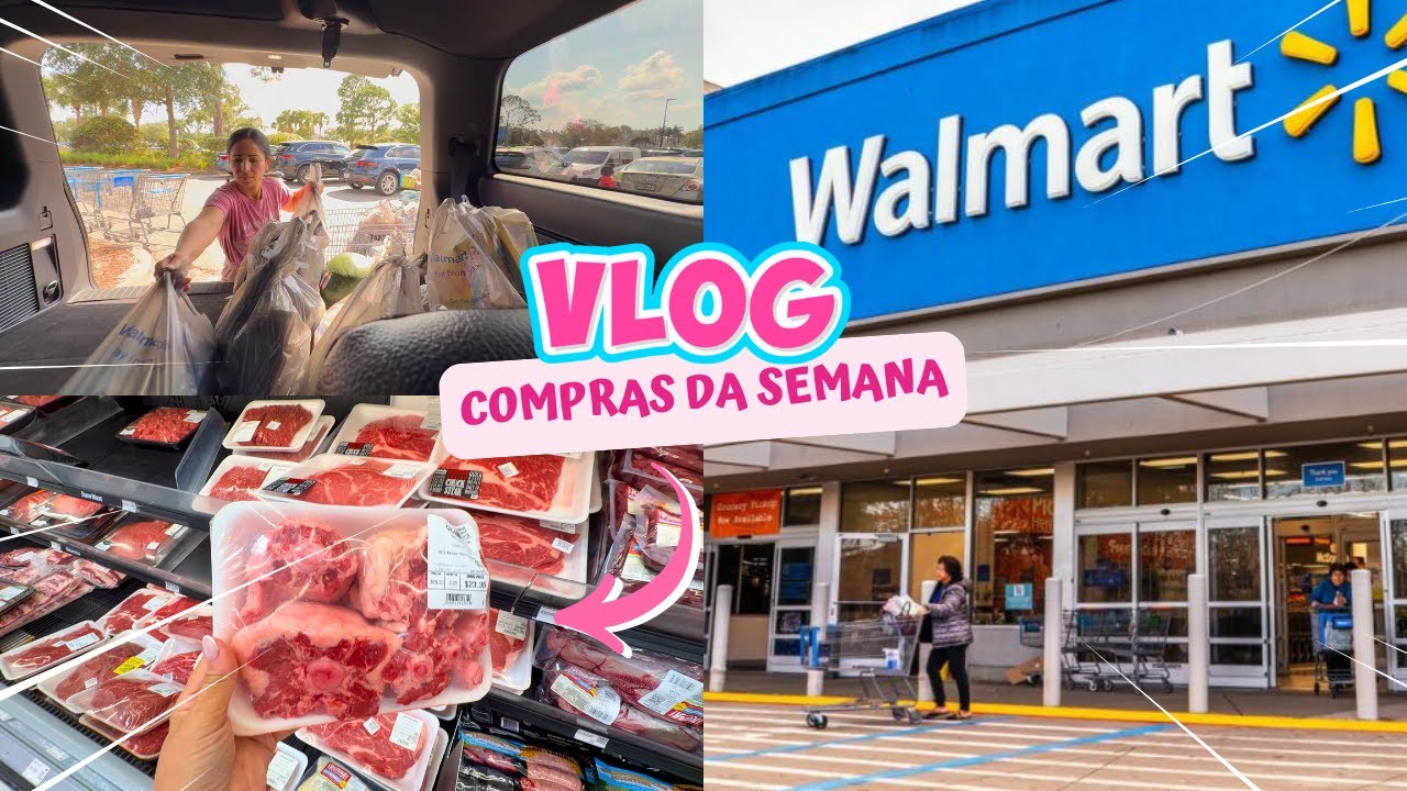 COMPRAS NO WALMART DOS ESTADOS UNIDOS | MOSTREI COMO ESTÁ O PREÇO DE ALIMENTOS POR AQUI