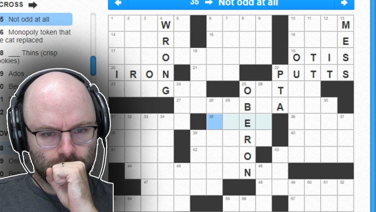Setting a new PB on the grid (Crosswords)