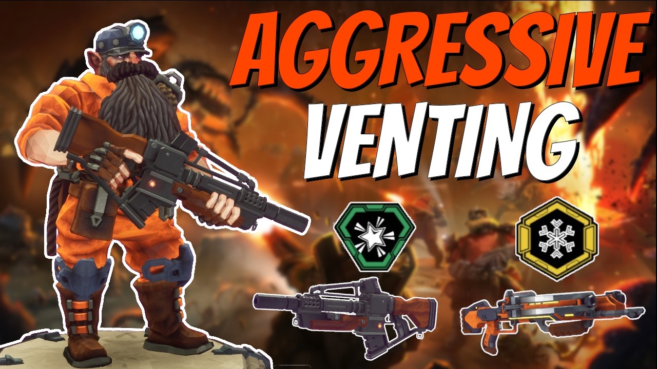 Scout Crowd Control - Aggressive Venting Overclock - Deep Rock Galactic