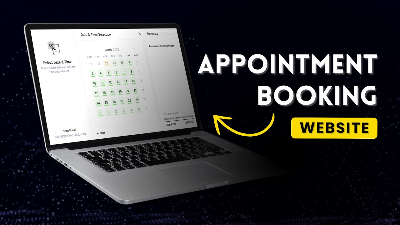 How to Make an Appointment Booking Website - 2025