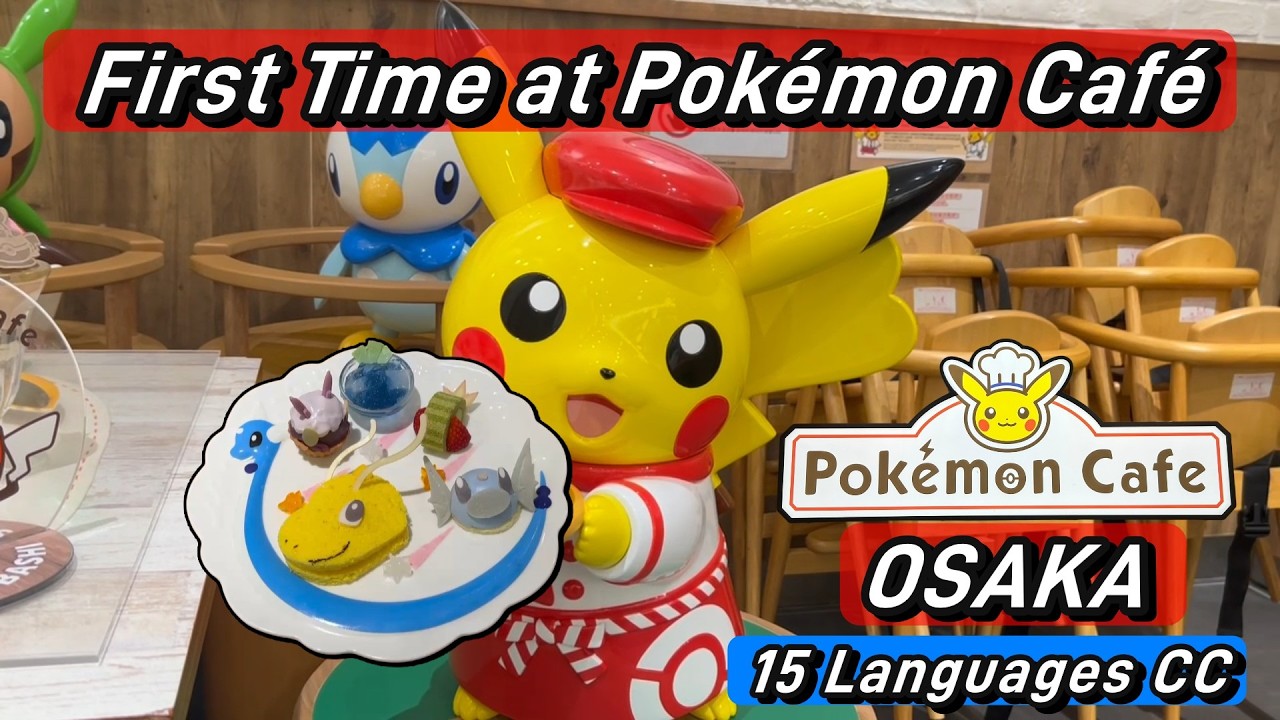 First Time at Pokémon Café Osaka | Inside & Menu Tour