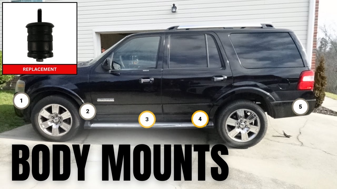 How to Change the Body Mounts on a Ford Expedition & F Series