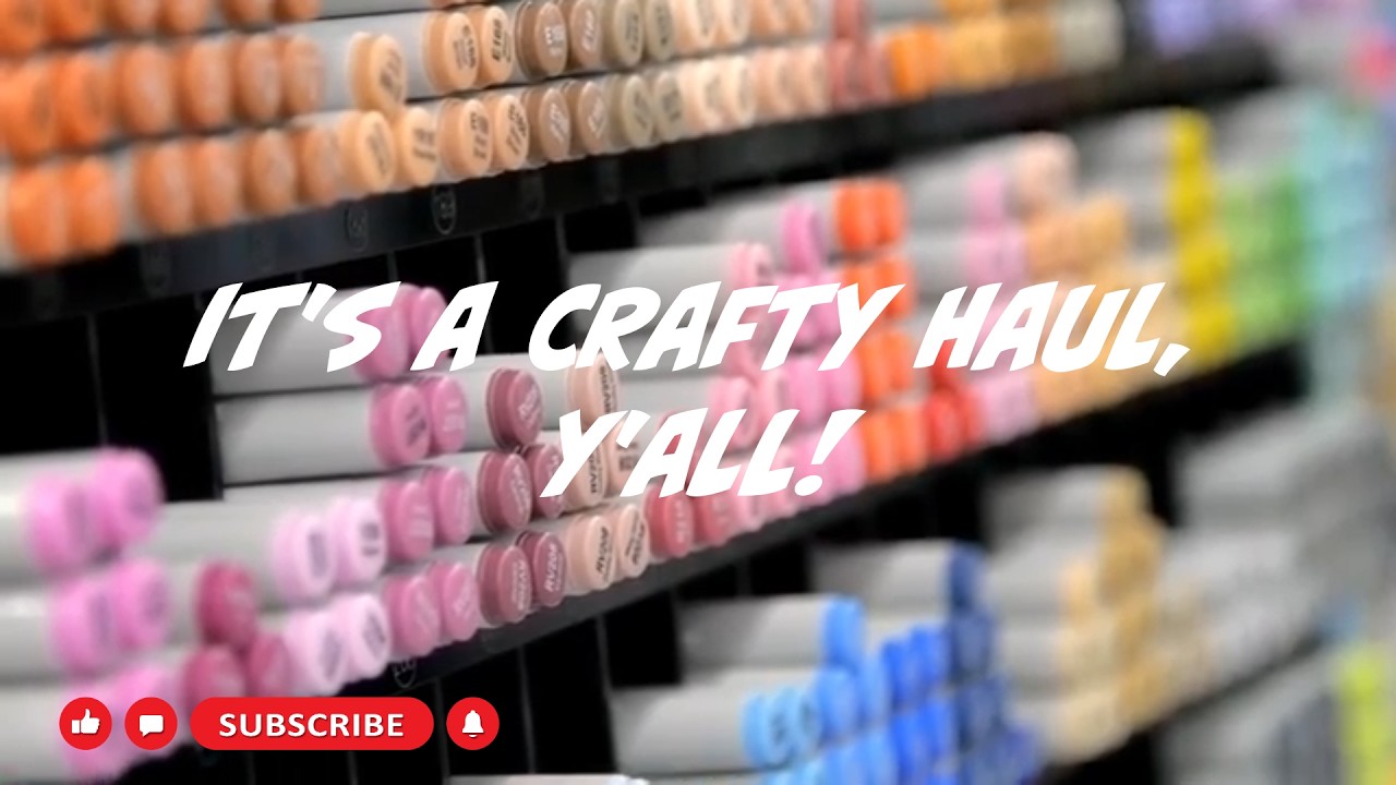 IT'S A CRAFTY HAUL, Y'ALL | AMAZON | HOBBY LOBBY | TARGET |CLEARANCE | SEWING | PAPER CRAFTS