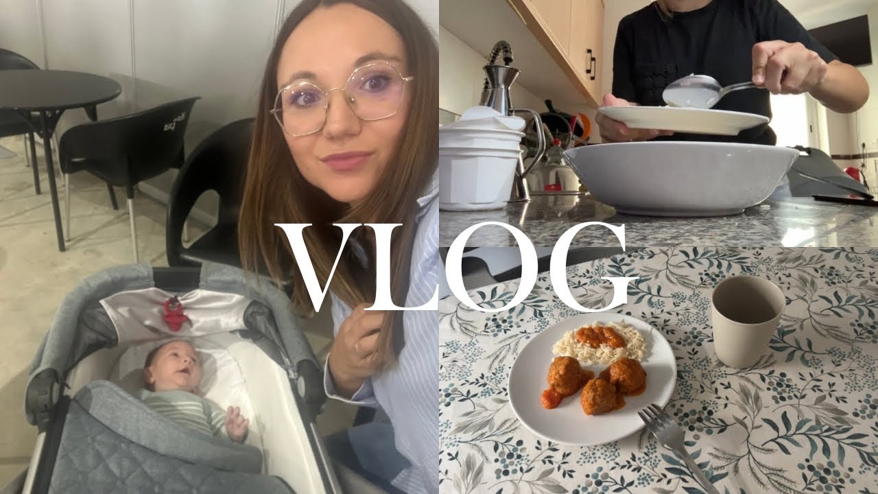 VLOG DIARIO🥰- nuestra RUTINA con un recien nacido/cole,lactancia, comidas #vlogdiario #maternidad