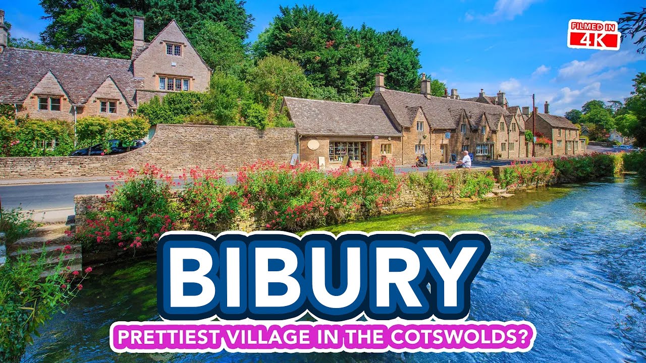 BIBURY - The most beautiful village in The Cotswolds, England