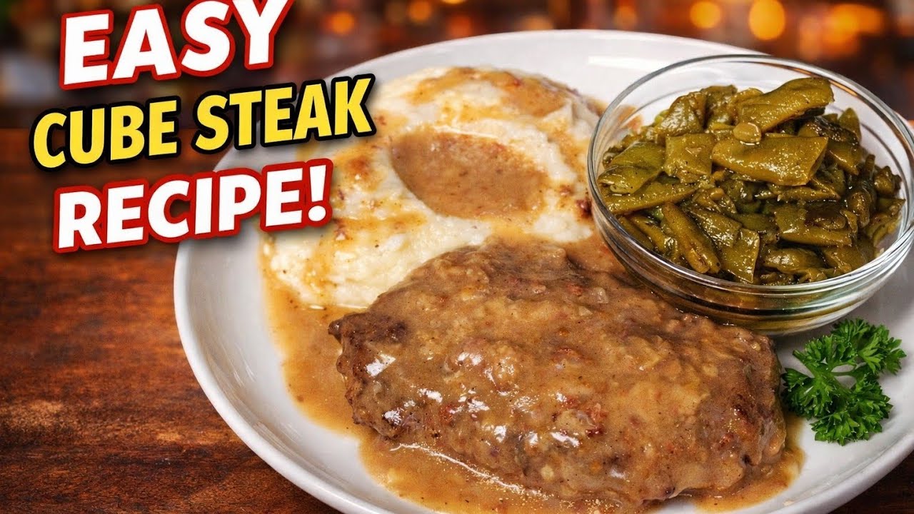 The Secret to Tender Cube Steak & Gravy | Old-Fashioned Family Recipe