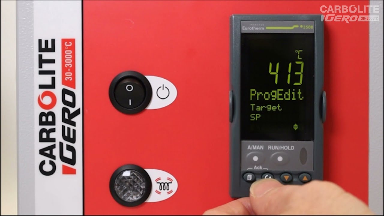 3508 Temperature Controller: Setting Up a Program