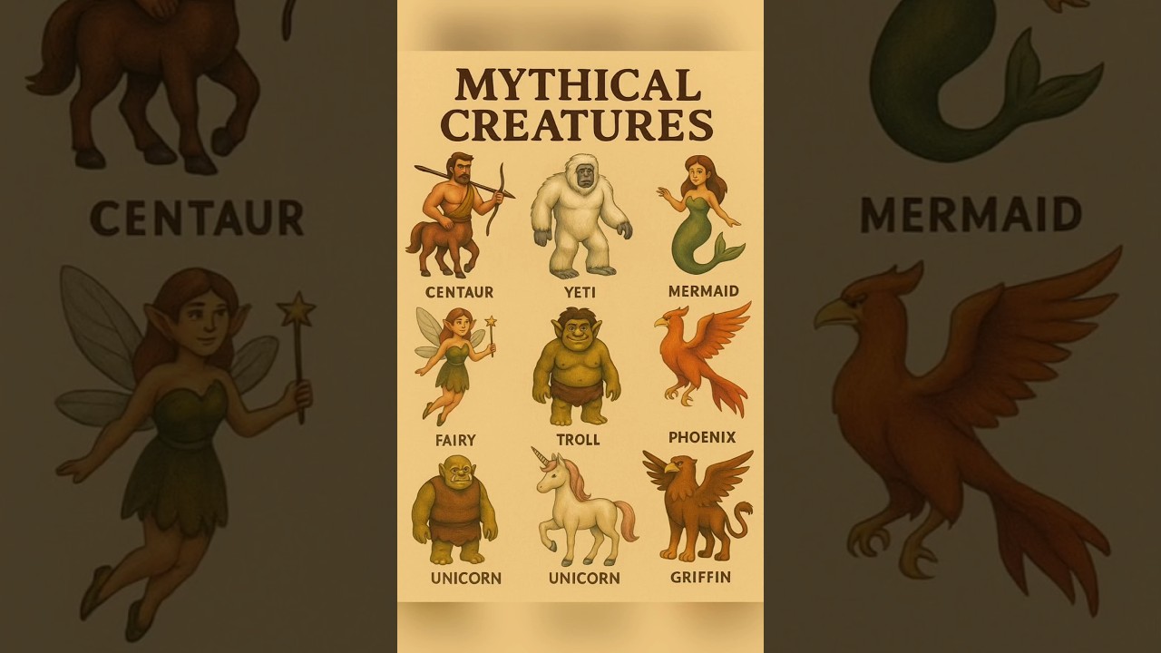 MYTHICAL CREATURES #shortsvideo #records #animals #extreme #creature