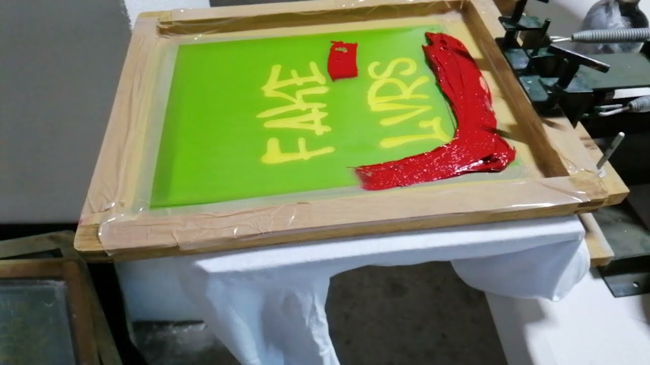 Tutorial Serigrafía: NO USES LA TINTA SIN ANTES HACER ESTO