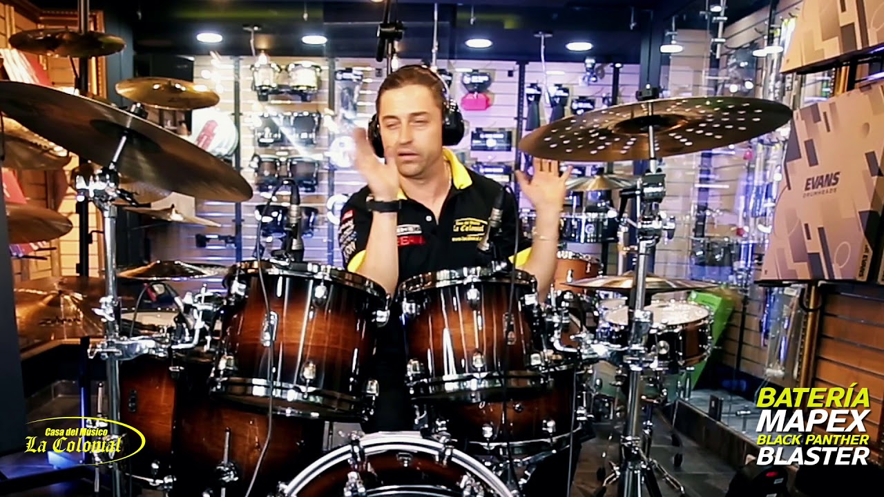 Batería Mapex Black Panther Blaster - La Colonial