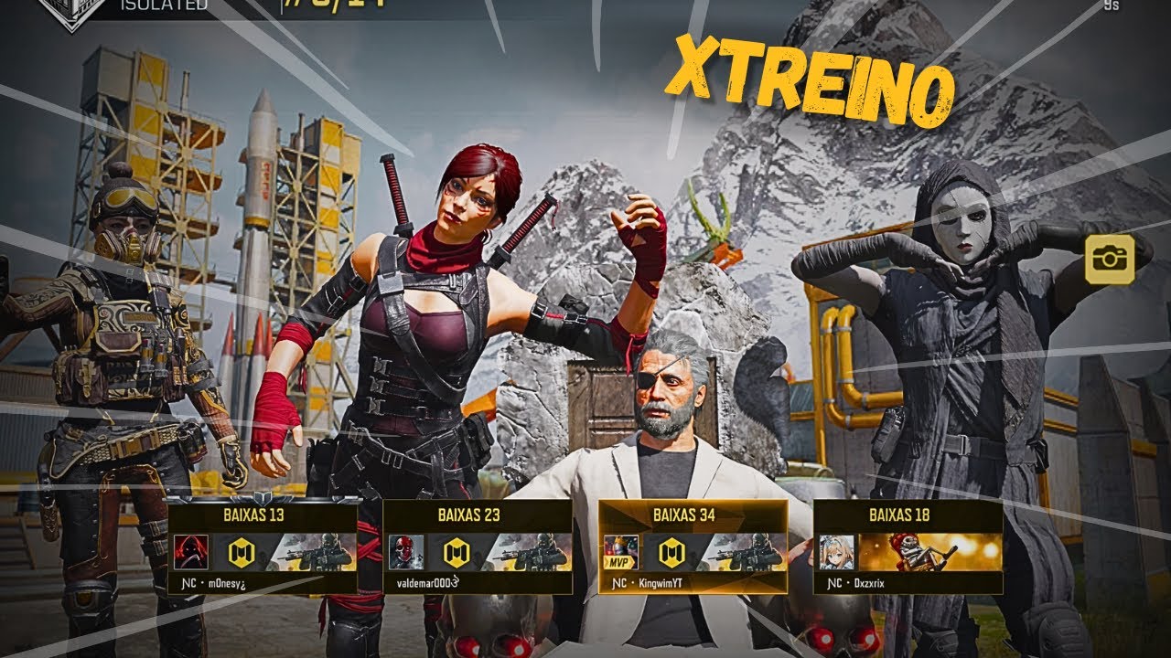 RECORDE DE KILLS EM XTREINO!?🔥 - COD: MOBILE BATTLE ROYALE 