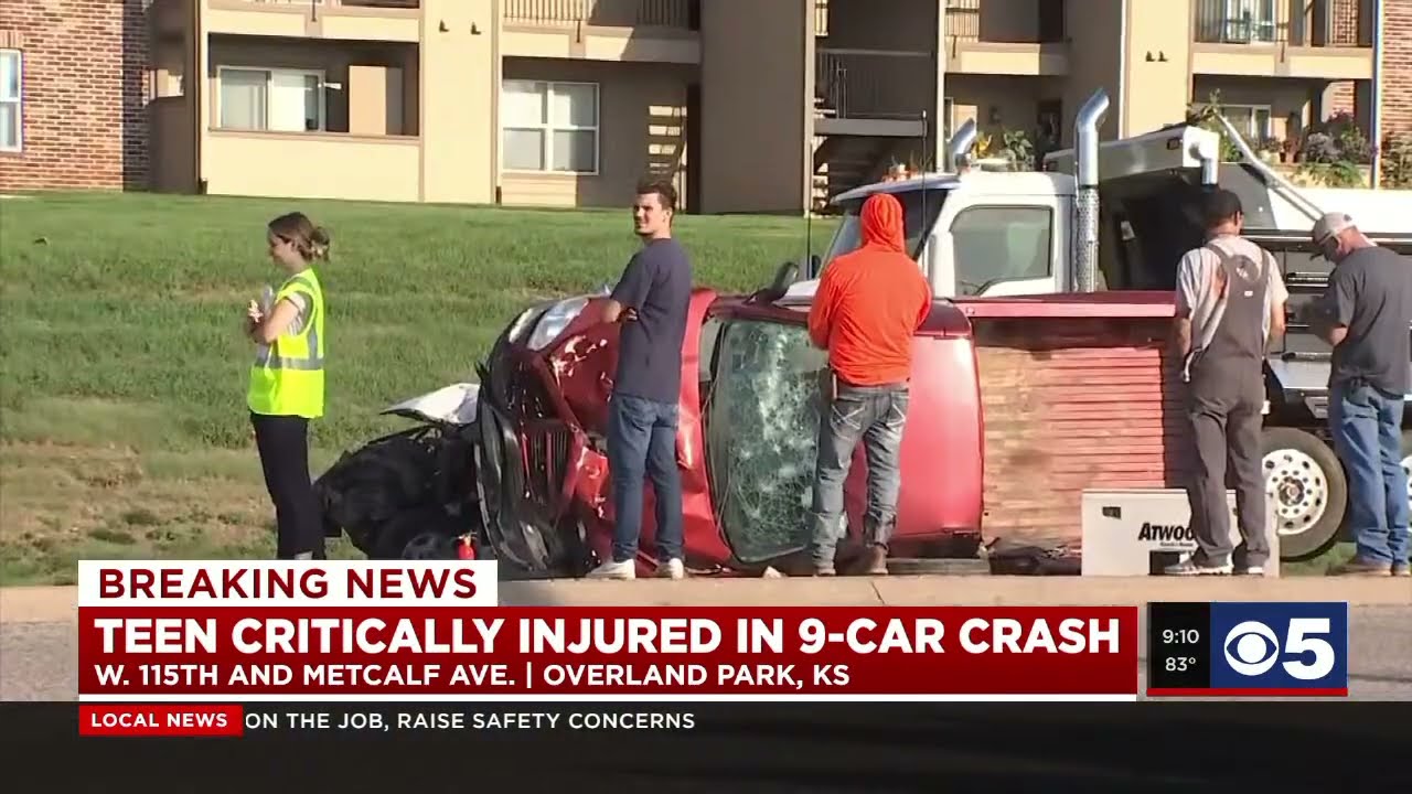 BREAKING: 9-car Overland Park crash