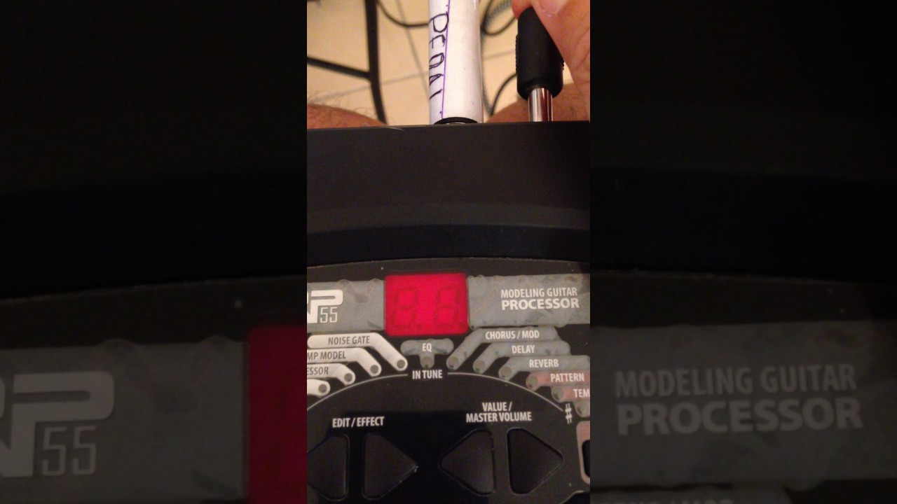 Digitech rp55 problem