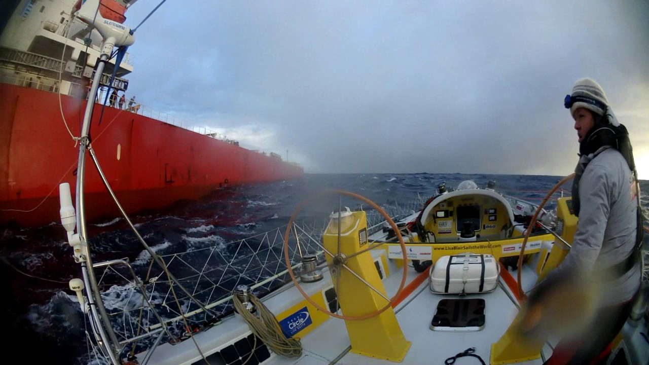 Container ship collision