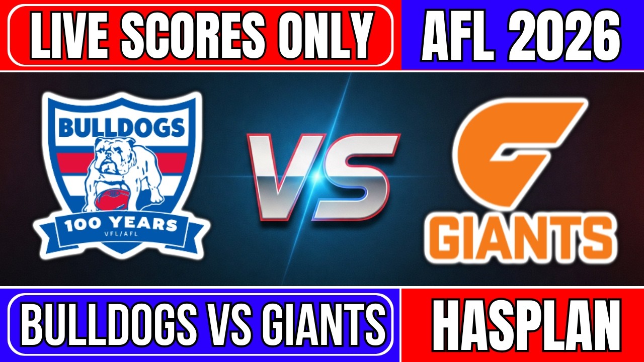 🔴 Western Bulldogs vs GWS Giants | AFL 2026 | Australian Football League | Live Score Only
