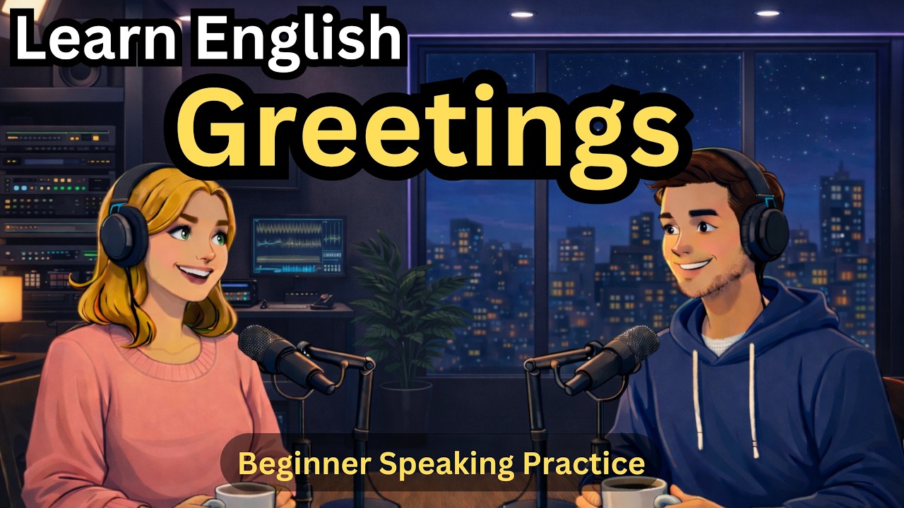 Learn English Greetings FAST! Speak Confidently from Day 1 🇺🇸