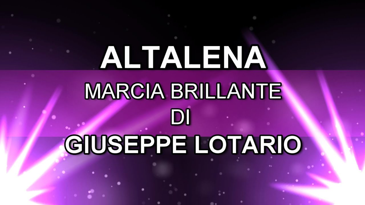 ALTALENA - marcia brillante per banda di Giuseppe Lotario
