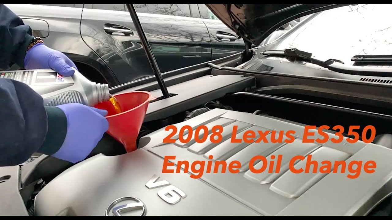 Замена масла в Lexus ES350 2008 года
