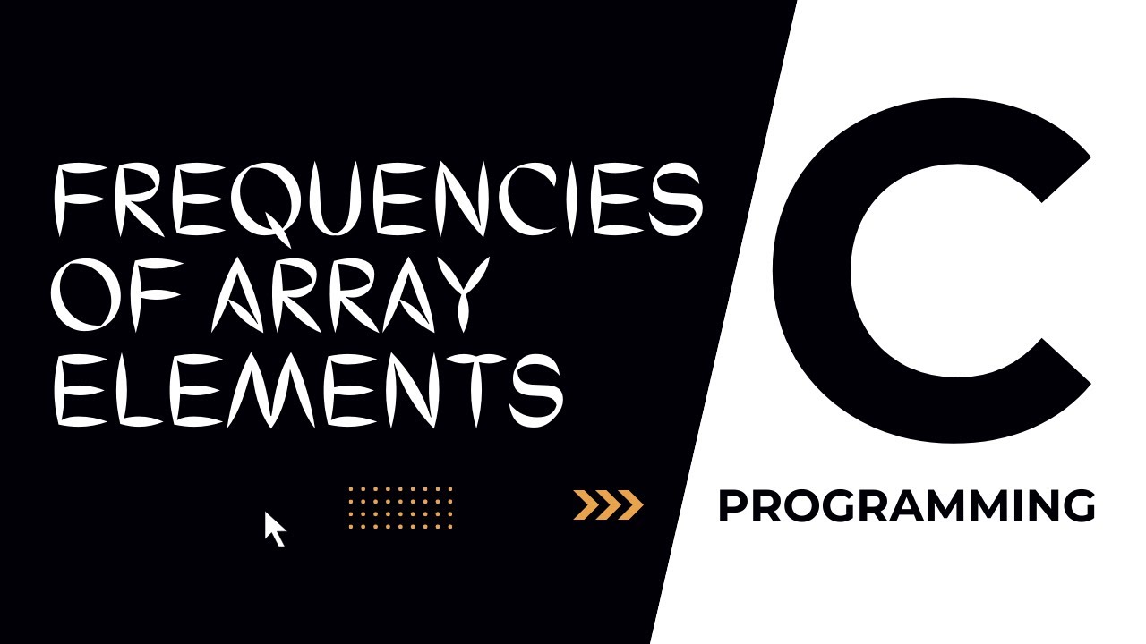 Frequencies of given array elements