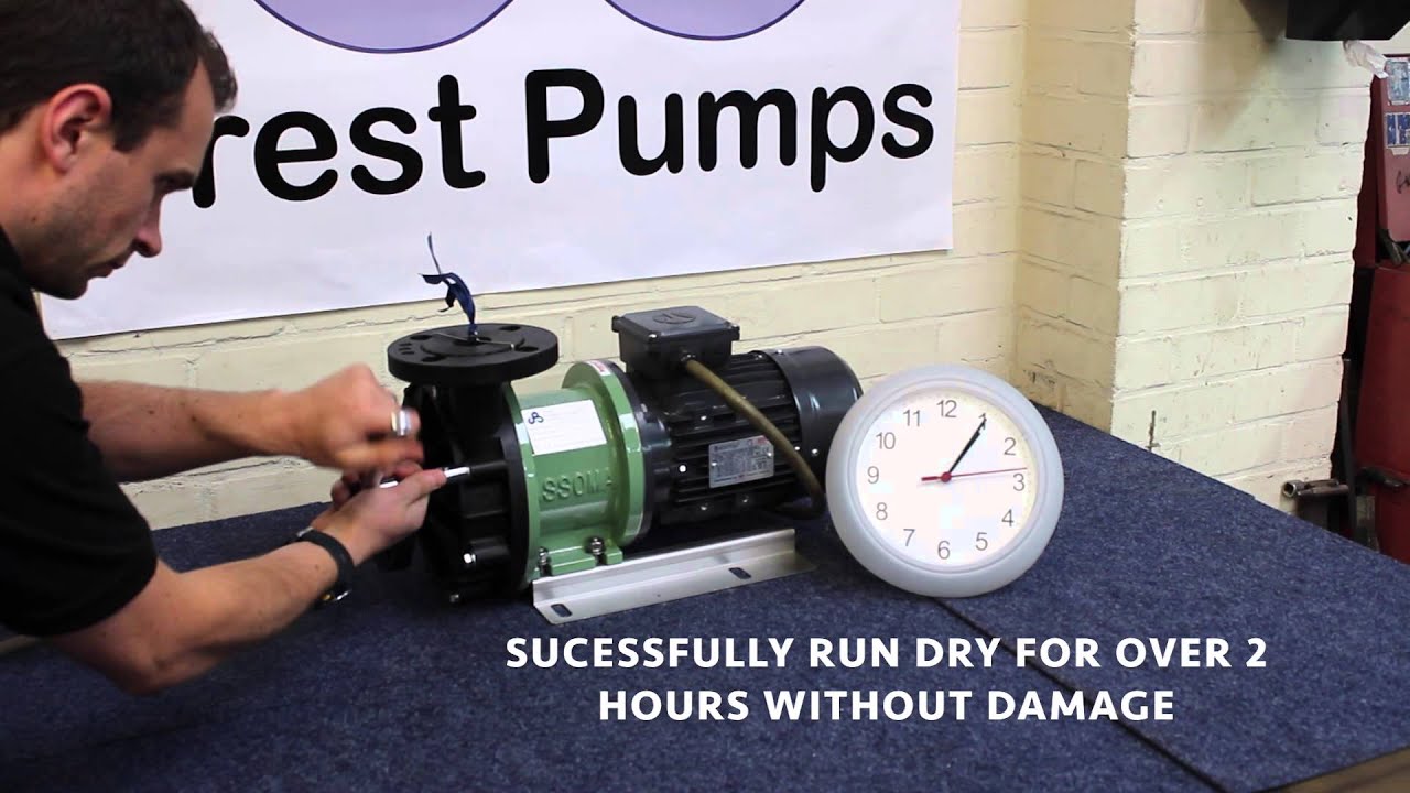 Mag Drive Pumps -  Running dry example without Damage
