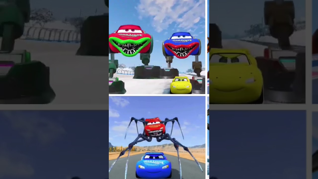 Lightning McQueen Robot Eater Super MegaMix #coffindance