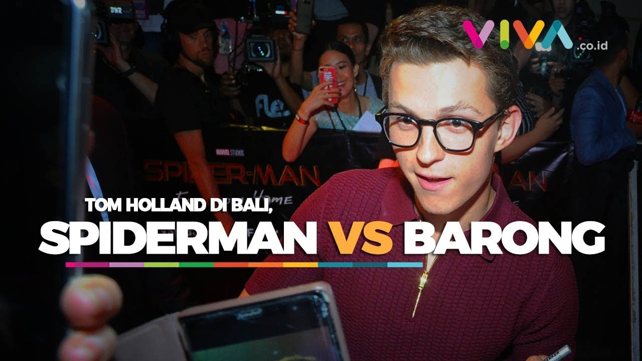 Spider-Man Takut Barong! Tom Holland Bikin Bali Histeris