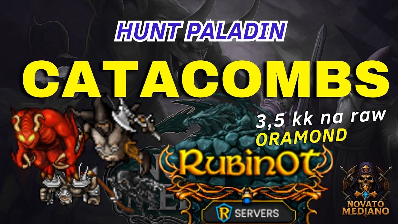 Paladin 400+ Hunt | Oramond Catacombs 🔥 | RubinOT Loot & XP Insano!