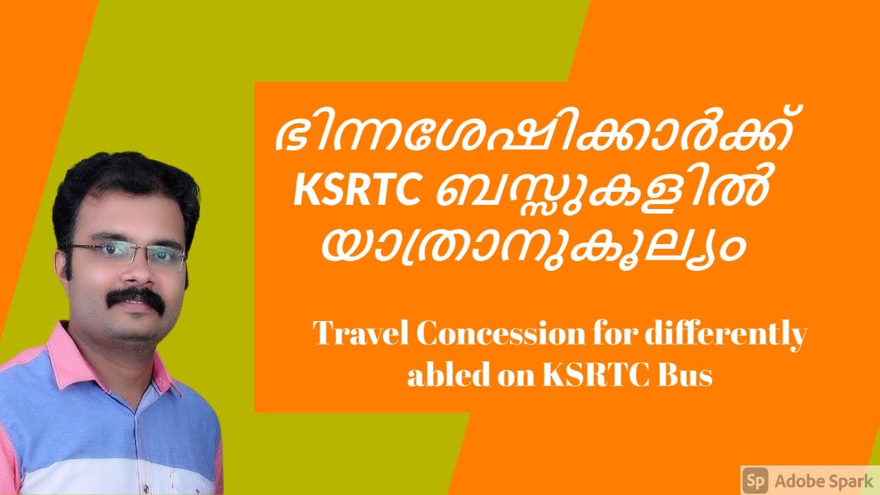 Travel concession for PwD in KSRTC Bus