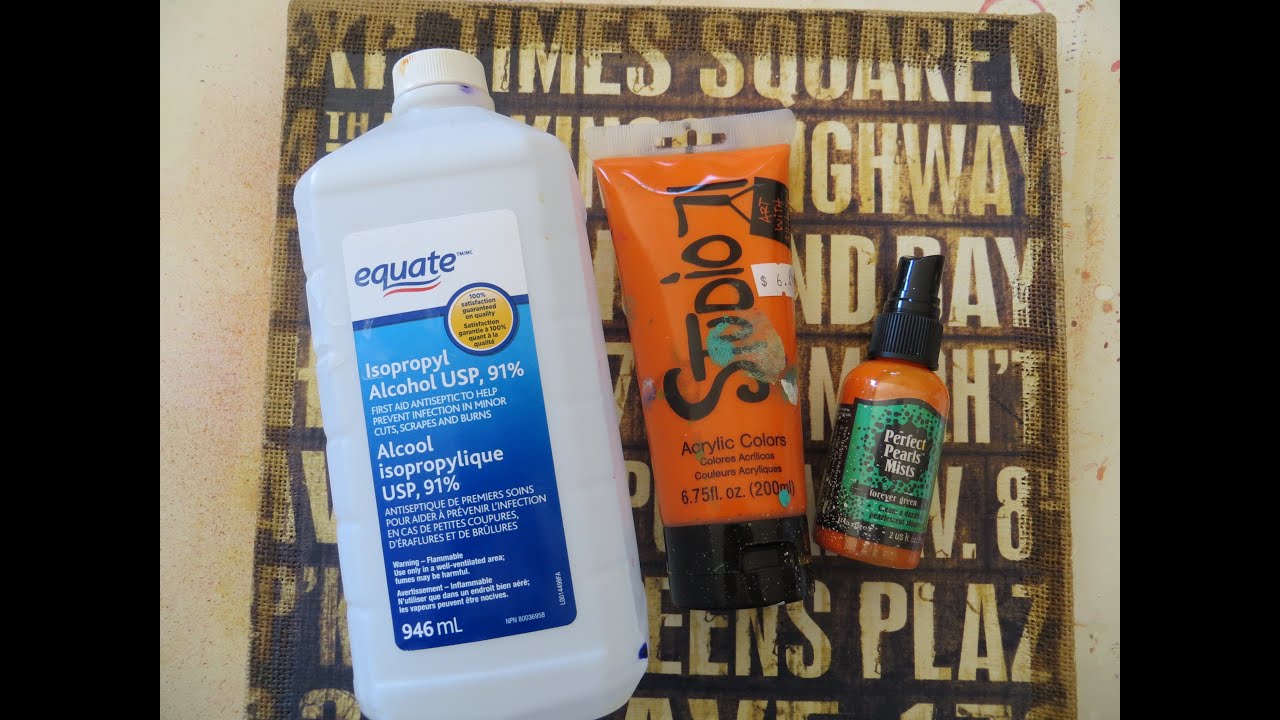 Technique Thursday #27 DIY Acrylic Sprays