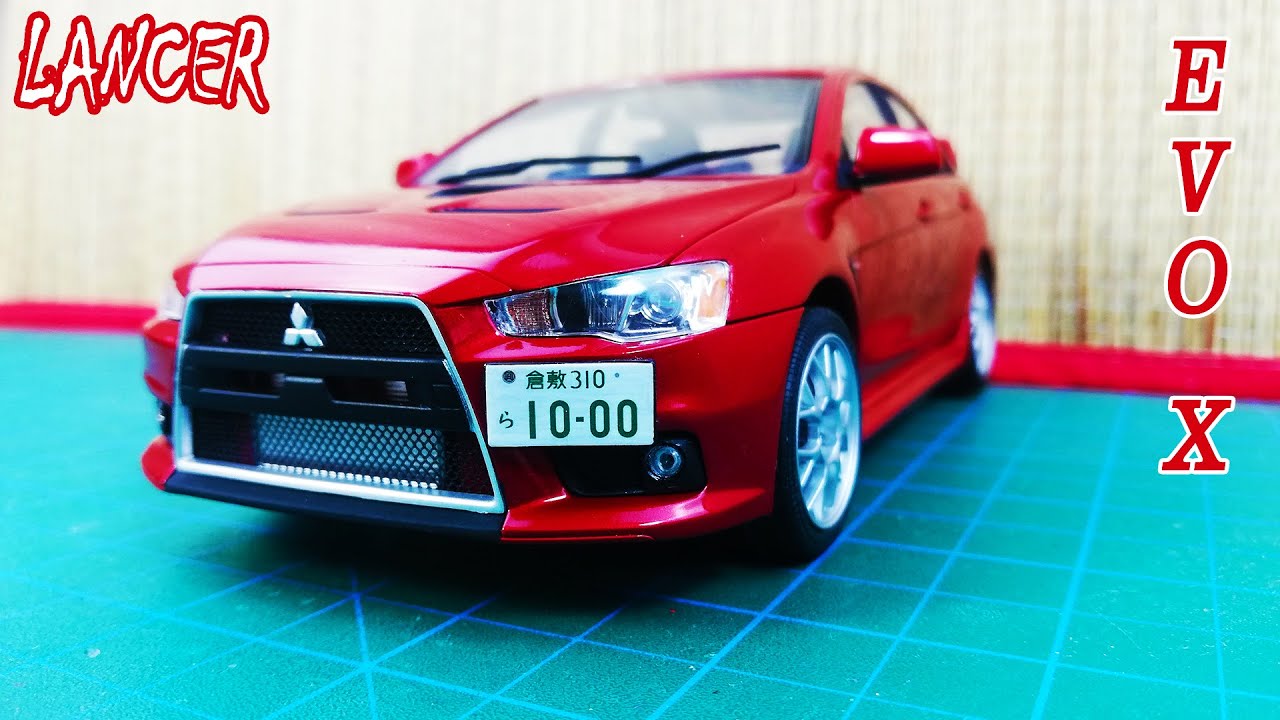Mitsubishi Lancer Evo X | Aoshima Full Build Step by Step